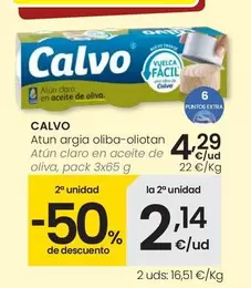Calvo - Atun Claro En Aceite De Oliva