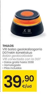 Thulos - Bolsa Geolocalizable V16 Conectada Con La DGT