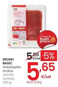Eroski - Jamon Curado