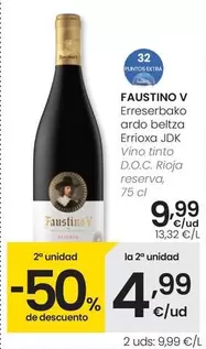 Faustino V - Vino Tinto D.O.C. Rioja Reserva