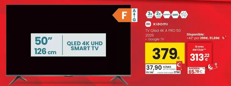 Xiaomi - Tv Qled 4K A Pro 50 2026