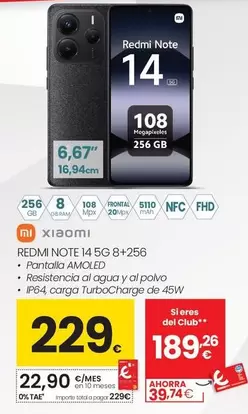 Xiaomi - Redmi Note 14 5G 8+256