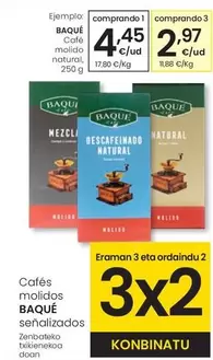 Baqué Café - Cafe Molido Natural