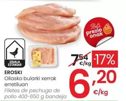 Eroski - Filetes De Pechuga De Pollo