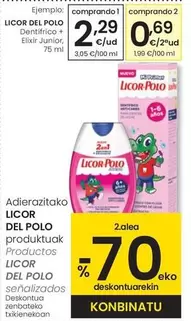 Licor Del Polo - Dentífrico + Elixir Junior