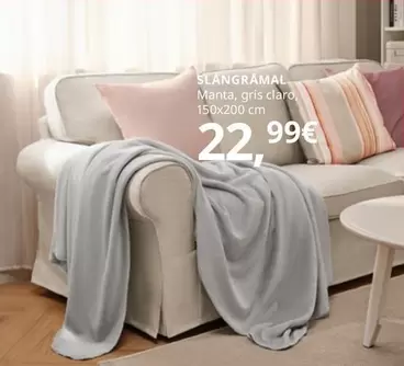 Slångråmal - Manta, Gris Claro, 150x200 Cm