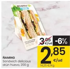 Ñaming - Sandwich Delicious Atun Huevo