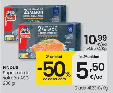Findus - Suprema De Salmon Asc