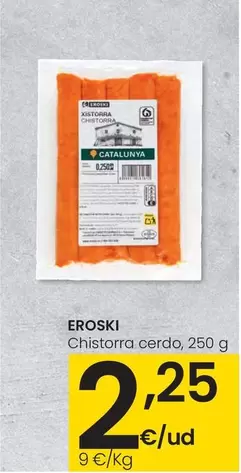Eroski - Chistorra Cerdo