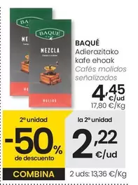 Baqué Café - Cafe Molidos Senalizados
