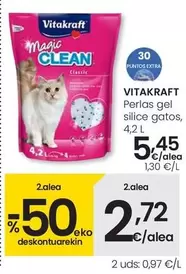 Vitakraft - Perlas Gel Silice Gatos