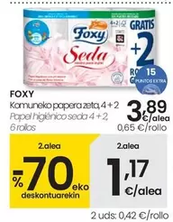 Foxy - Papel Higienico Seda