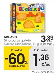 Artiach - Galleta Dinosaurus