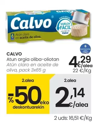 Calvo - Atun Claro En Aceite De Oliva