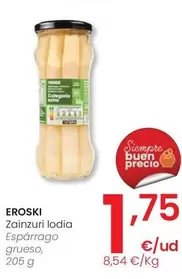 Eroski - Esparrago Grueso