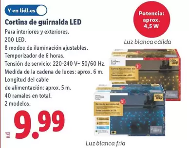 Cortina De Guirnalda Led