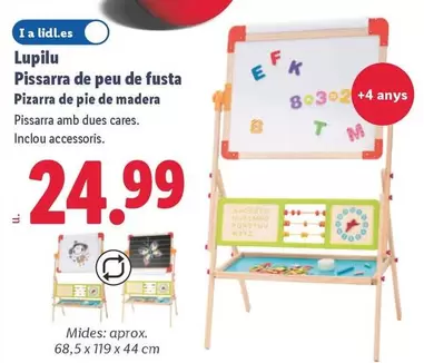 Lupilu - Pizarra De Pie De Madera