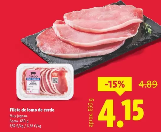 Filete De Lomo De Cerdo