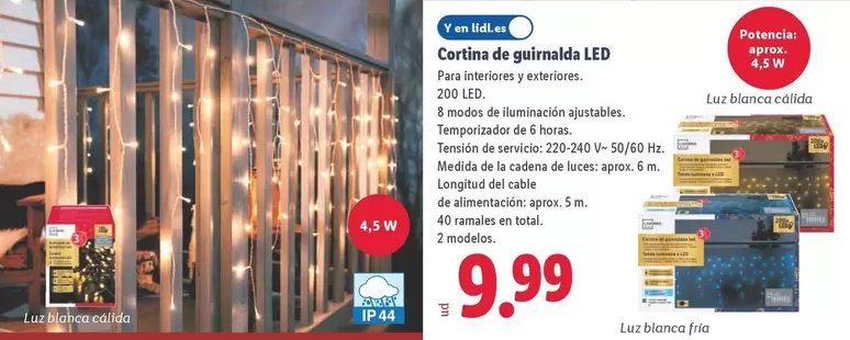 Cortina De Guirnalda Led