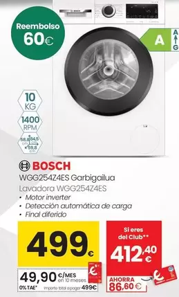 Bosch - Lavadora WGG254Z4ES