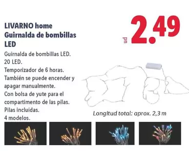 Livarno Home - Guirnalda De Bombillas Led