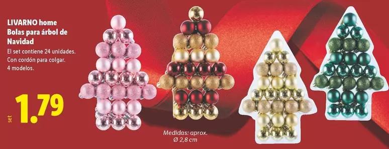 Livarno Home - Bolas Para Árbol De Navidad