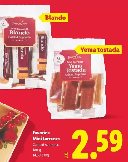 Favorina - Mini Turrones