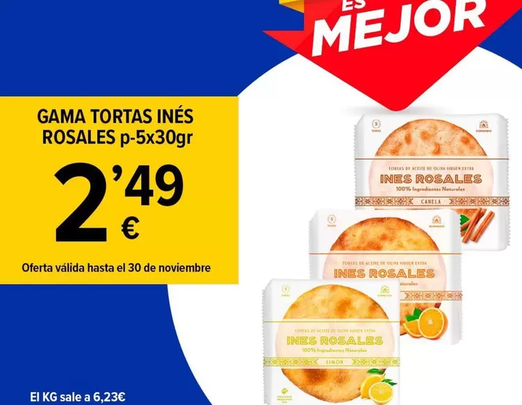 Gama Tortas Inés Rosales