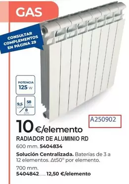 Radiador De Aluminio Rd