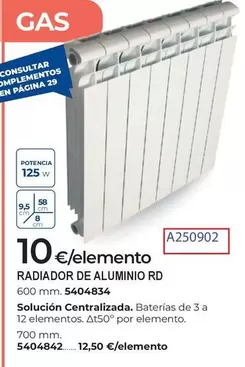 Radiador De Aluminio Rd