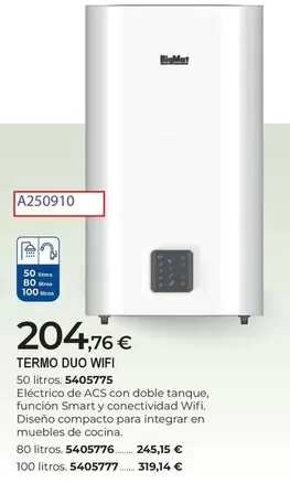 Bigmat - Termo Duo Wifi