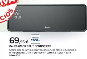 facula - Calefactor Split Condor Erp