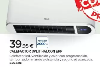 facula - Calefactor Split Erp