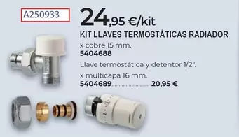 Kit Llaves Termostàicas Radiador