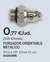 Purgador Orientable Metálico