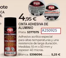 PQS - Cinta Adhesiva De Aluminio