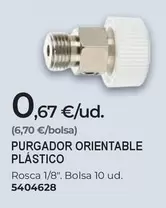 Purgador Orientable Plastico