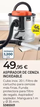 Aspirador De Ceniza Inoxidable