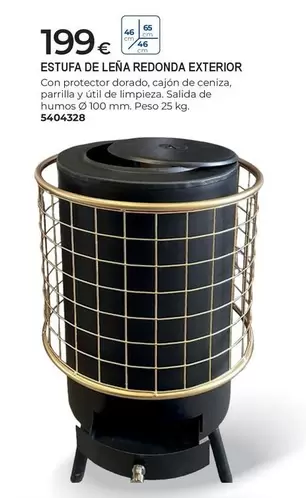 Estufa De Leña Redonda Exterior