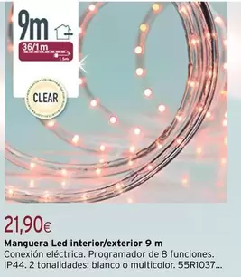 Blanco - Manguera Led Interior/exterior 9 M