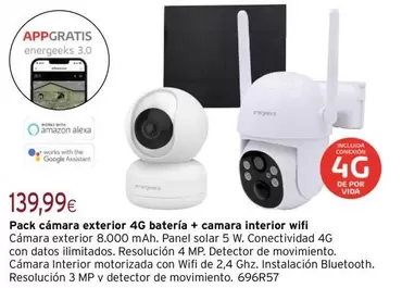 Google - Pack cámara exterior 4G