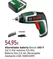 Bosch - Atornillador Batería Ixo-7