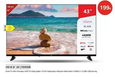 JVC - UHD 4K 43" LTS4V25500