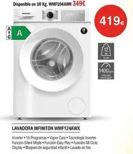 infiniton - Lavadora Infinition Wmf124awx