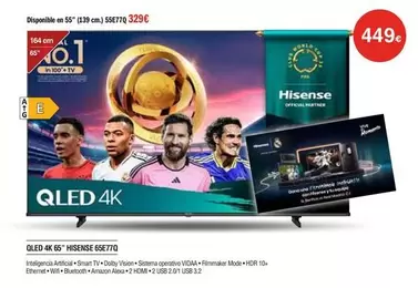 Hisense - Qled 4k 65" 65e7q