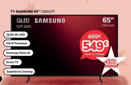 Samsung - Tv 65" Tq65q7f