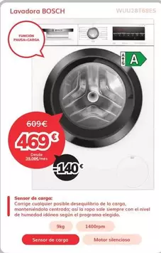 Bosch - Lavadora Wuu28t68es