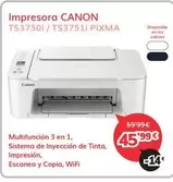 Canon - Impresora TS3750i/TS37511 PIXMA