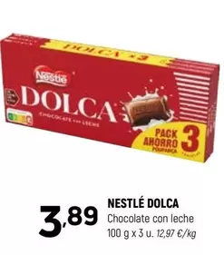 Nestlé - Dolca Chocolate Con Leche