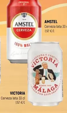 Amstel - Cerveza Lata